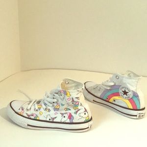Converse Unicorn & Rainbow Size 13